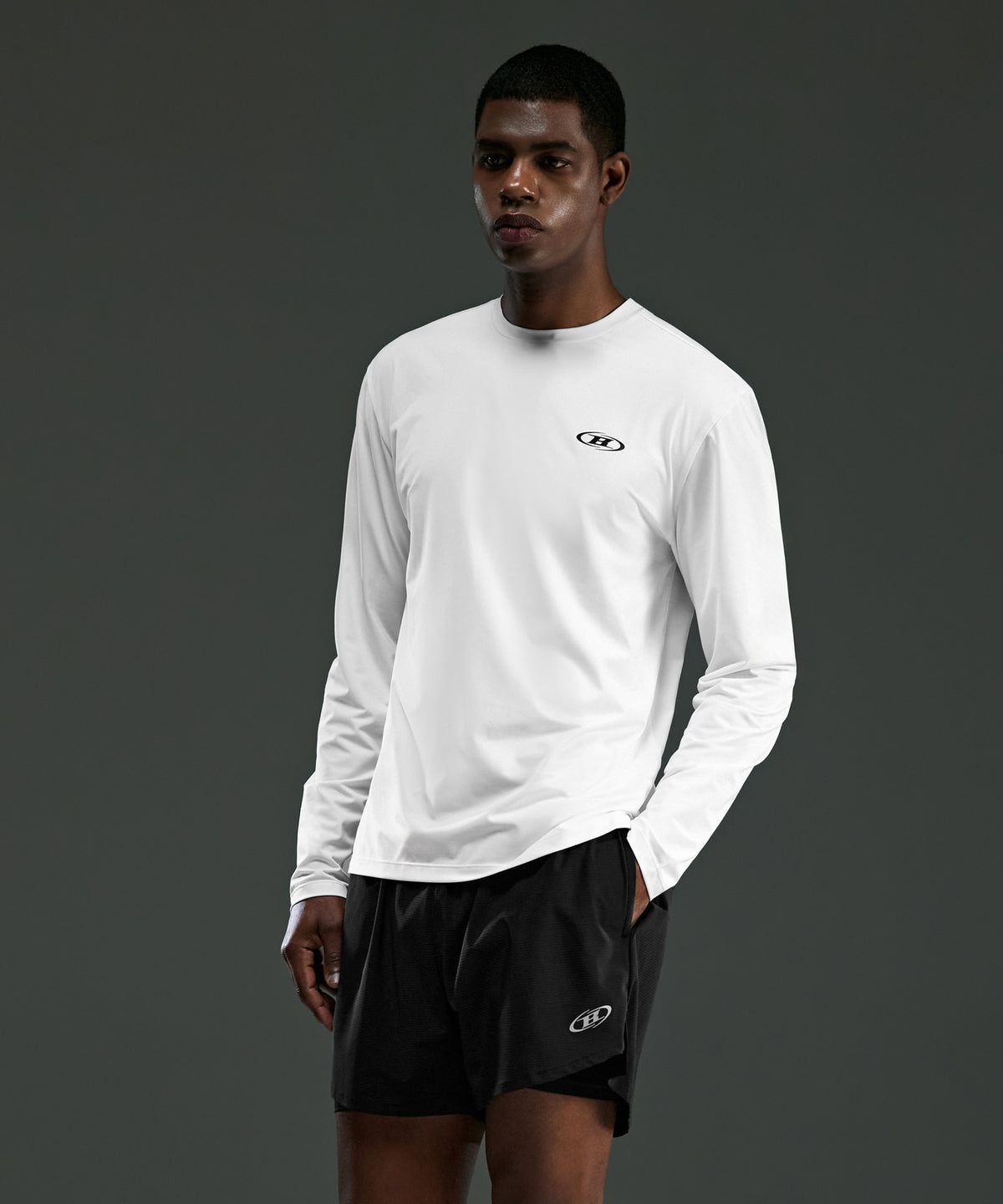 【韓国限定】SYMBOL B COOLEVER LONG SLEEVE [WHITE]