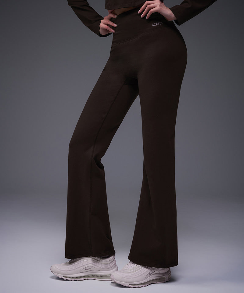 【韓国限定】W B-SOFT EASY PANTS [BROWN]
