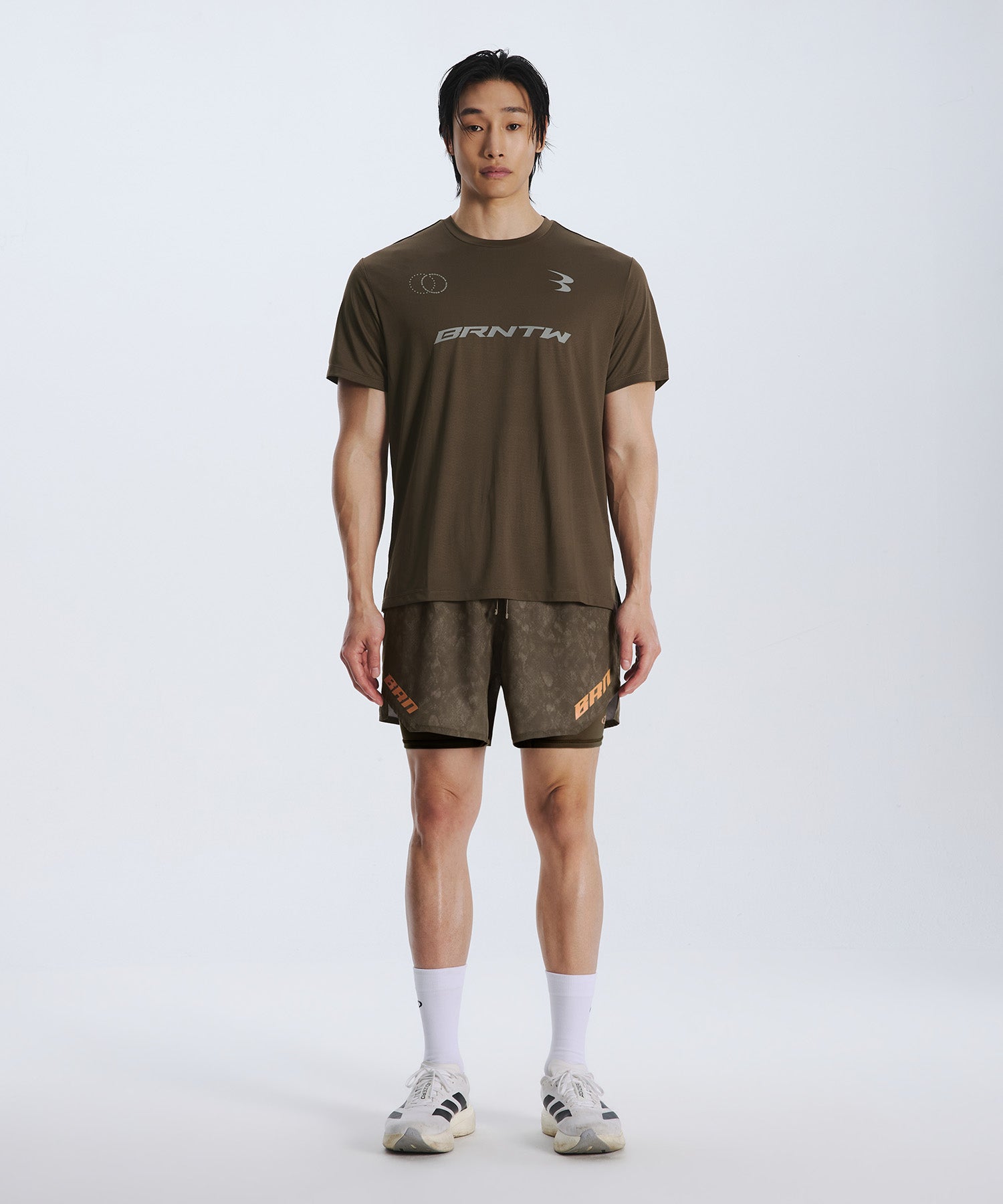 韓国限定】BRN PYTHON PATTERN 2 IN 1 SHORTS [BROWN] – BORNTOWIN