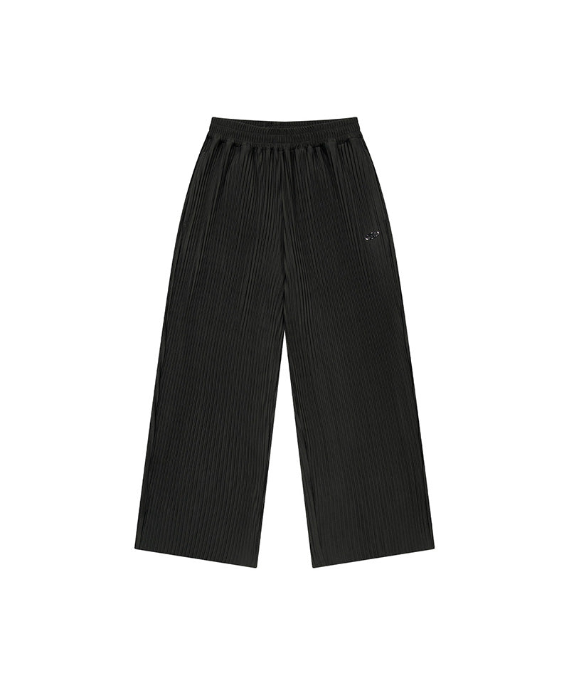 【予約販売：ご注文より1～3週間後に発送予定】B PENDANT PLEATS PANTS [BLACK]