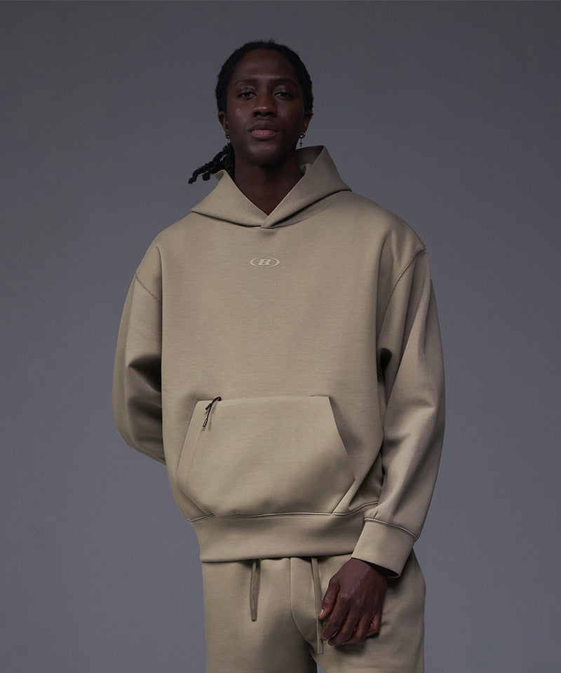 【韓国限定】SYMBOL B TECH HOODIE [BEIGE]