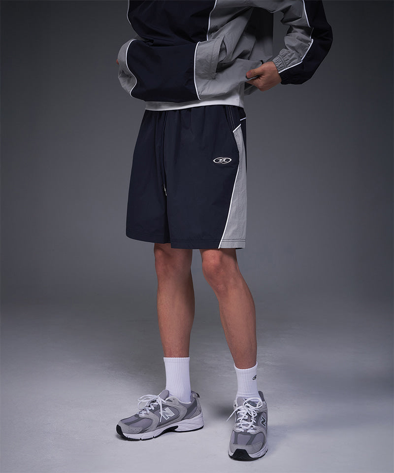 【韓国限定】NYLON BLOCK SHORTS [NAVY]