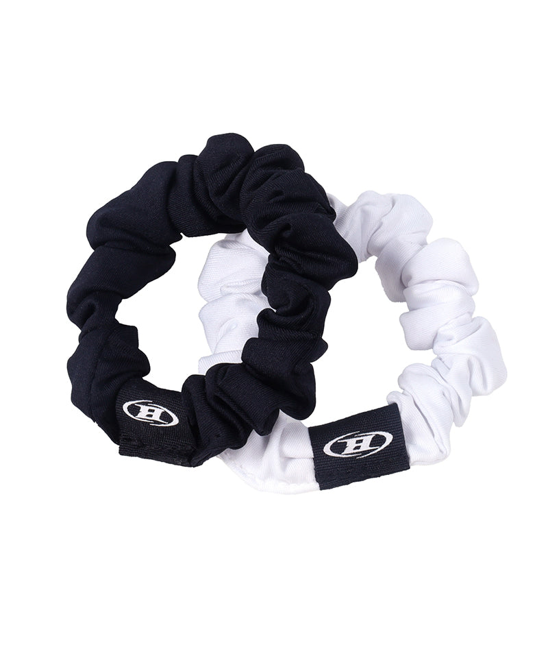 【予約販売：ご注文より1～3週間後に発送予定】SYMBOL B SCRUNCHIE SET [BLACK WHITE]