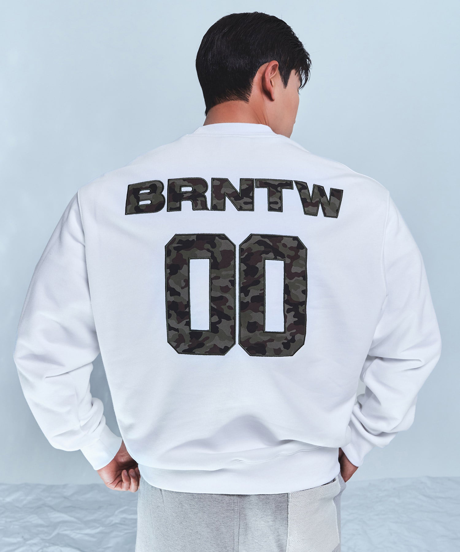 CAMO BRNTW SWEATSHIRTS [WHITE]