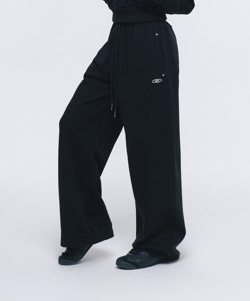 格安新品  PENDANT B W COTTON EC-shop JAPAN BORNTOWIN – [BLACK] PANTS SWEAT パンツ