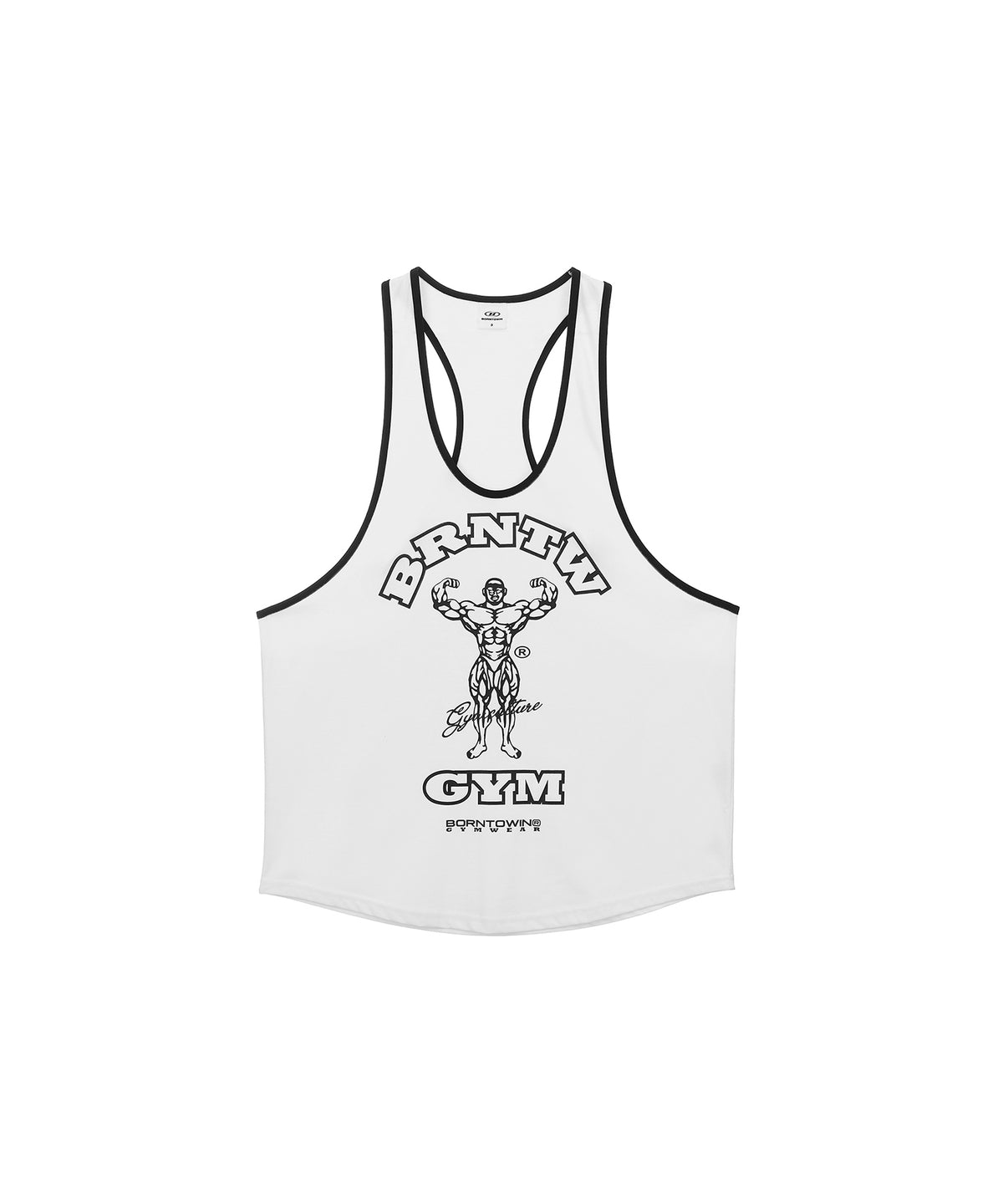 RAISEBORN NEW DEEP FIT SLEEVELESS [WHITE]