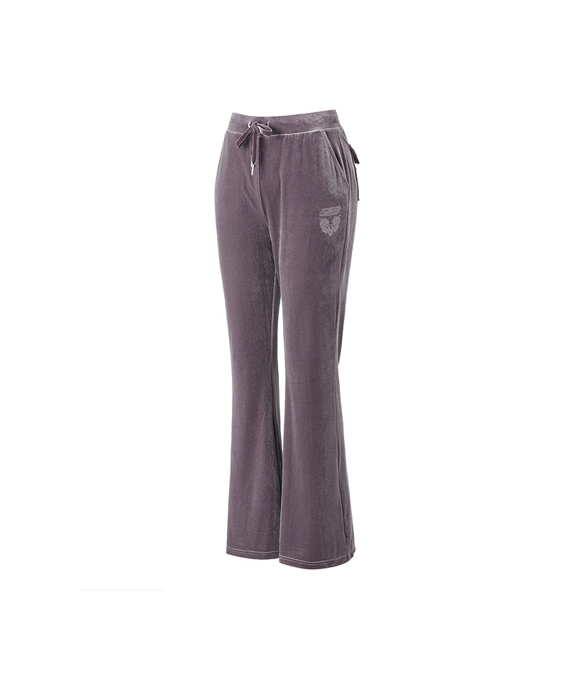【予約販売：ご注文より1～3週間後に発送予定】W DOUBLE B VELVET BOOTS CUT PANTS [ASH PURPLE]