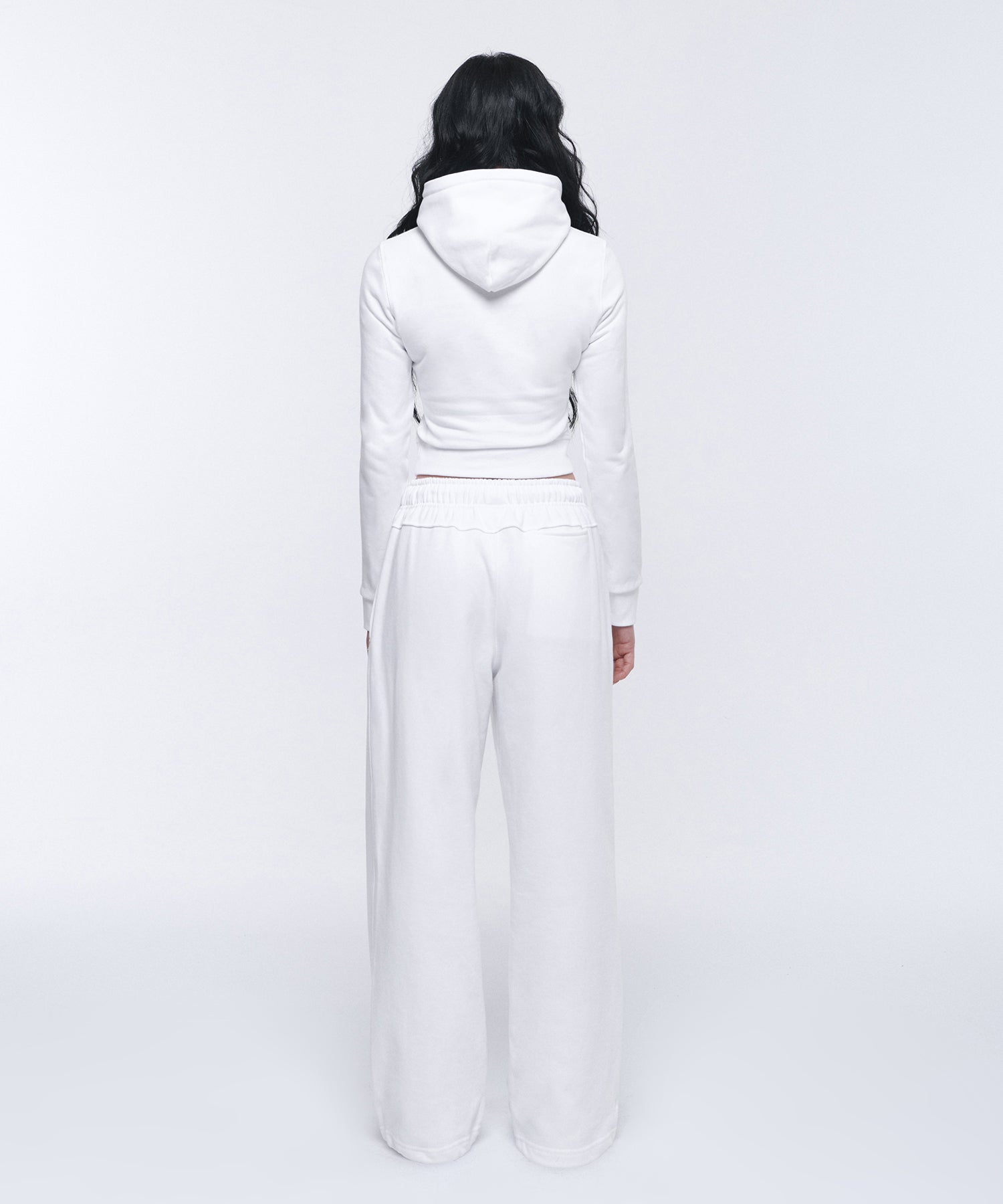 W B PENDANT COTTON SWEAT PANTS [WHITE]