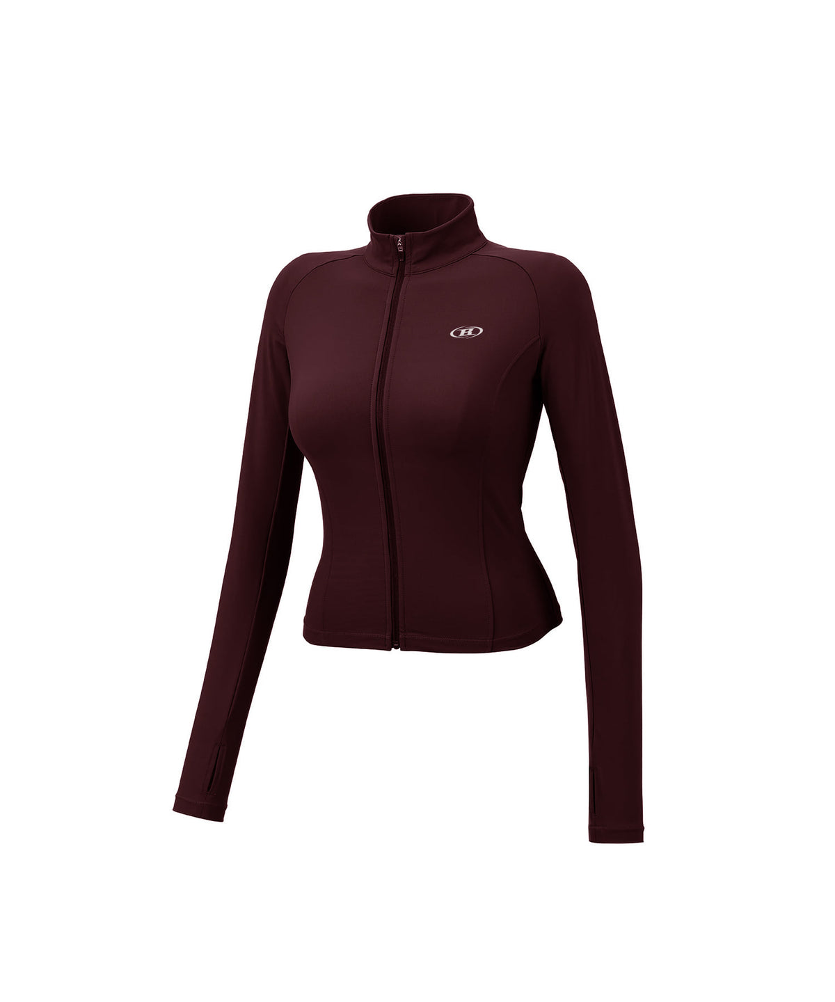 【韓国限定】W COMPRESSION FULL ZIP UP JACKET [BURGUNDY]