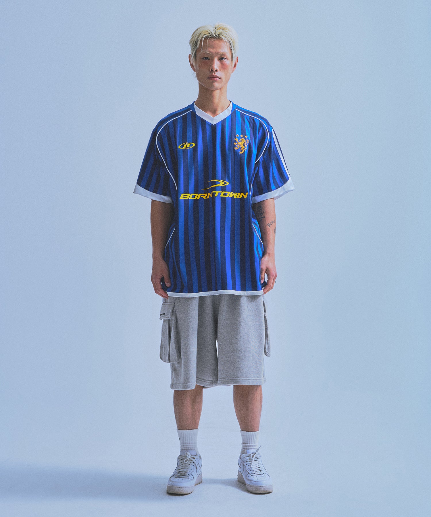 【5/30 Release】SYMBOL B SOCCER STRIPE JERSEY [BLUE]