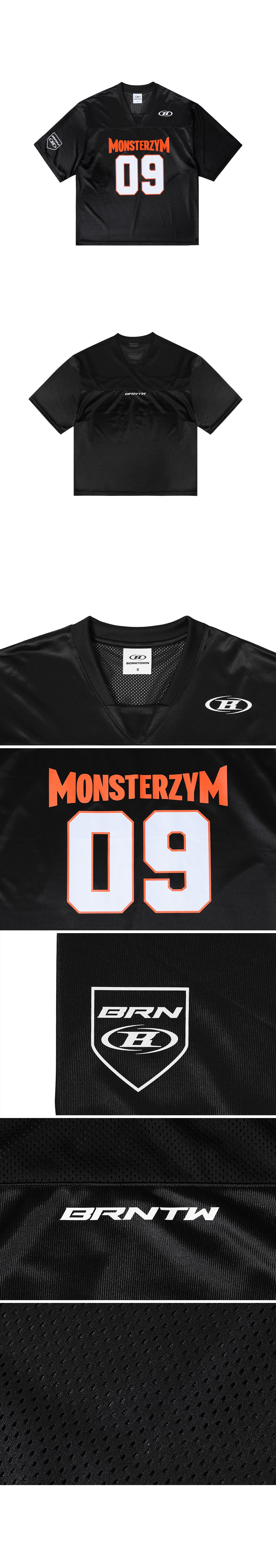 MONSTERZYM RUGBY JERSEY [BLACK]