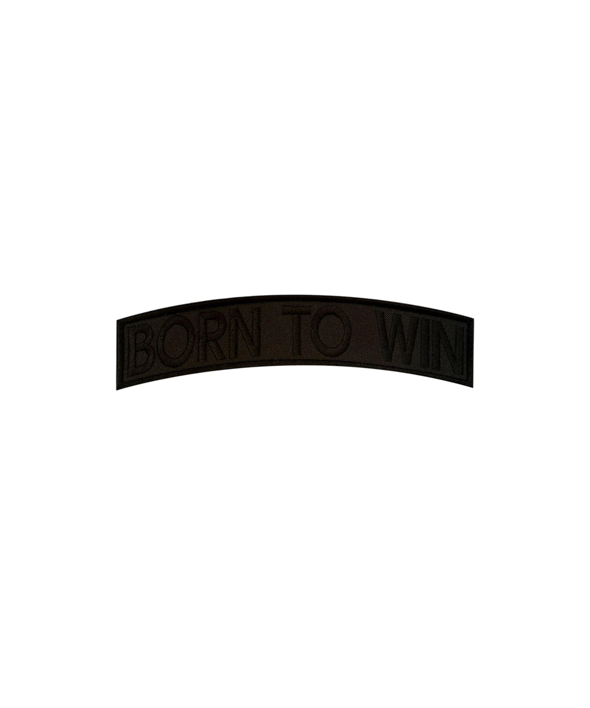 【POPUP展示品】 BORN TO WIN BIG PATCH [BLACK]