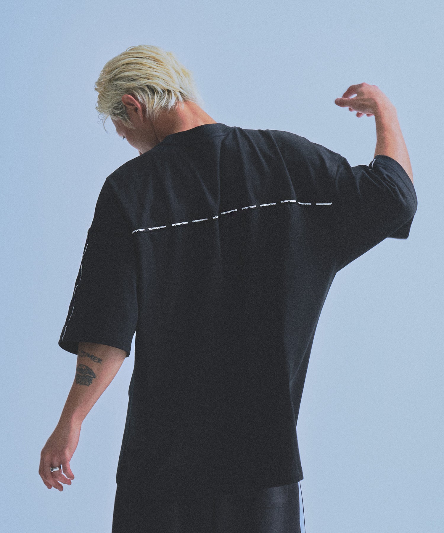 【5/9 release】BLACK LINE EXTRA FIT T-SHIRTS [BLACK]