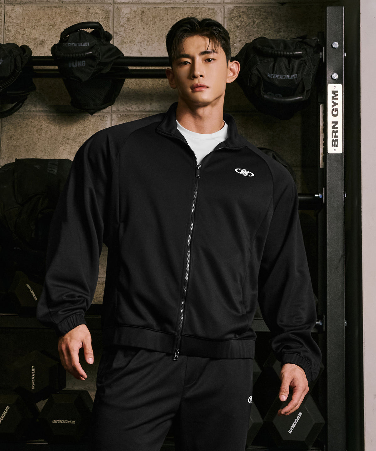 【韓国限定】SYMBOL B TRAINING JACKET [BLACK]