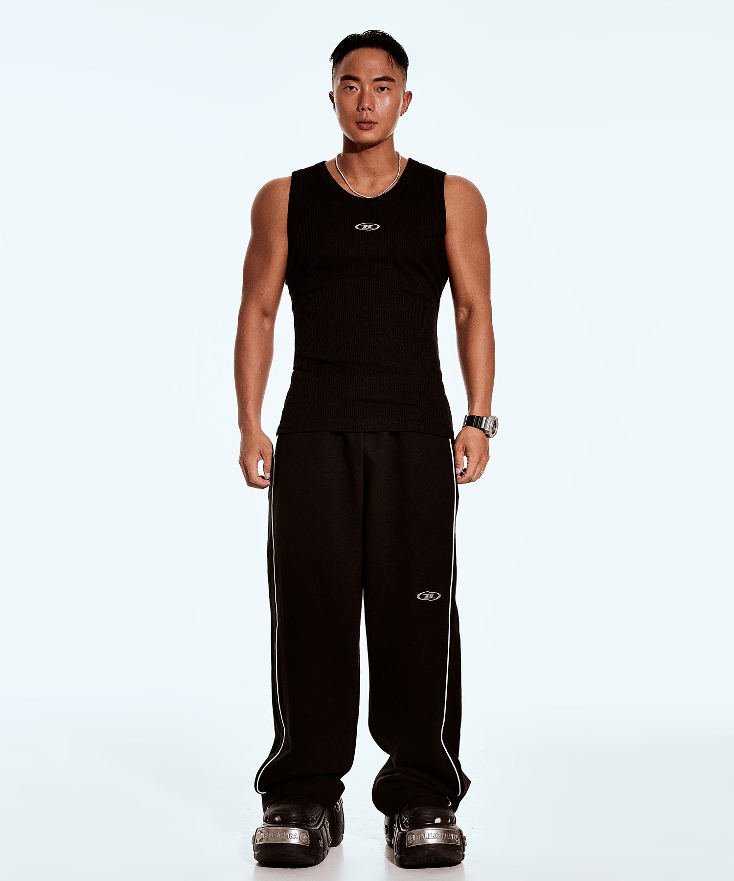 B-SYMBOL LOGO SLEEVELESS_NON MESH VER [BLACK]