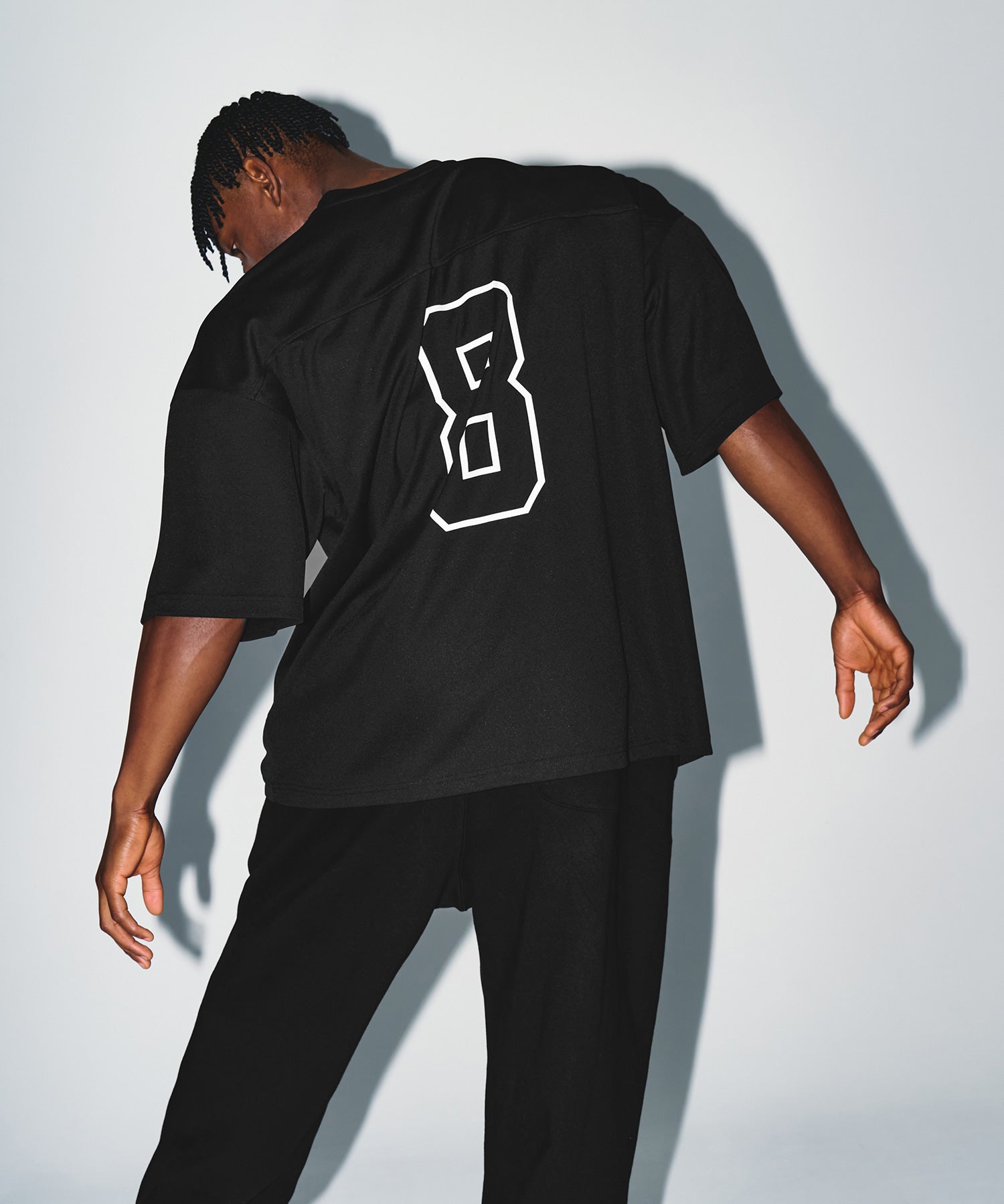 【予約販売：ご注文より1～3週間後に発送予定】BRN COOL MESH EXTRA FIT T-SHIRTS [BLACK]