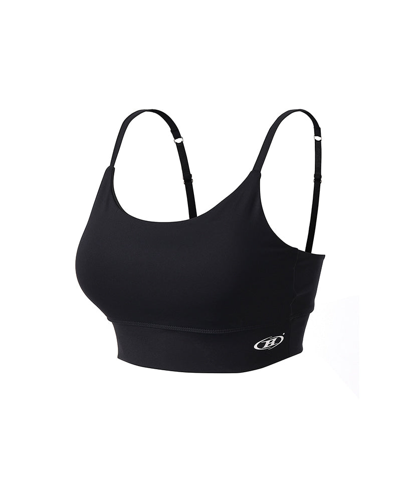 【予約販売：ご注文より1～3週間後に発送予定】SQUARE FIT BRA TOP [BLACK]