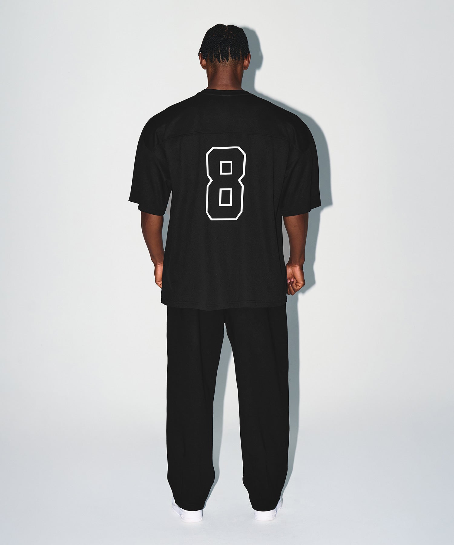 【予約販売：ご注文より1～3週間後に発送予定】BRN COOL MESH EXTRA FIT T-SHIRTS [BLACK]