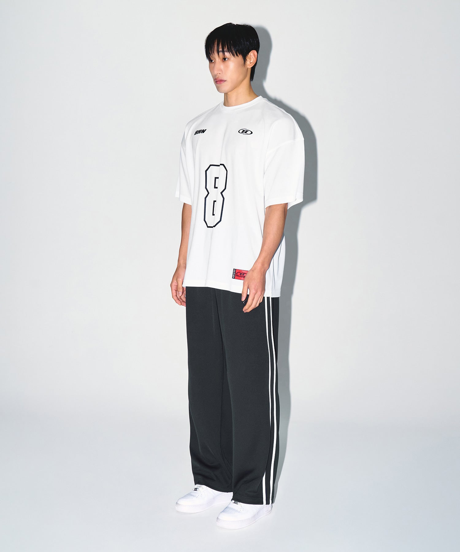 【予約販売：ご注文より1～3週間後に発送予定】BRN COOL MESH EXTRA FIT T-SHIRTS [WHITE]