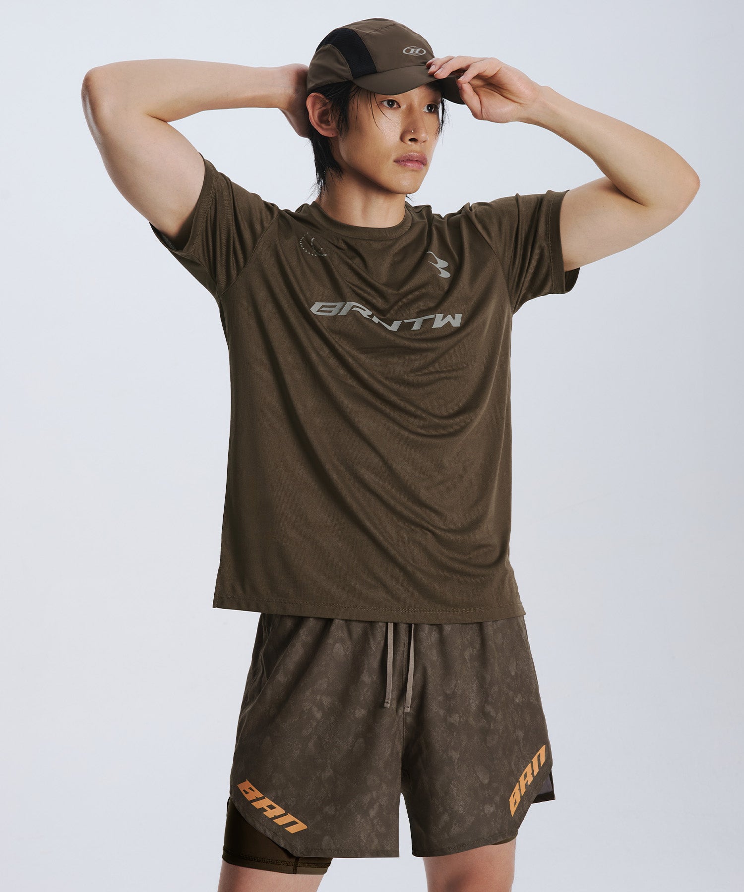 韓国限定】BRN PYTHON PATTERN 2 IN 1 SHORTS [BROWN] – BORNTOWIN