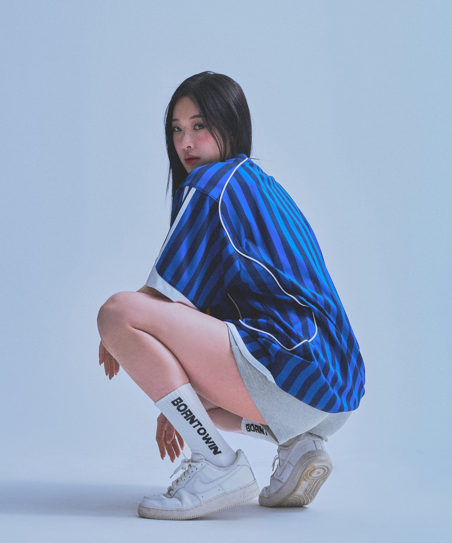 【5/30 Release】SYMBOL B SOCCER STRIPE JERSEY [BLUE]