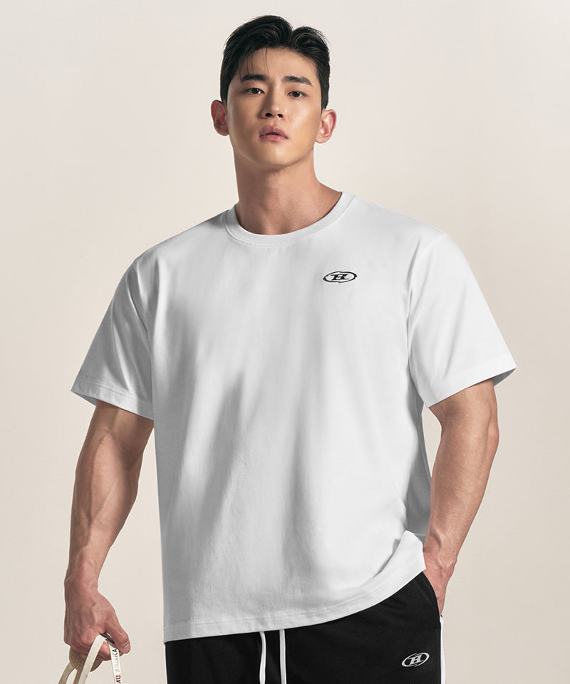 SILVER B BASIC T-SHIRTS [WHITE]