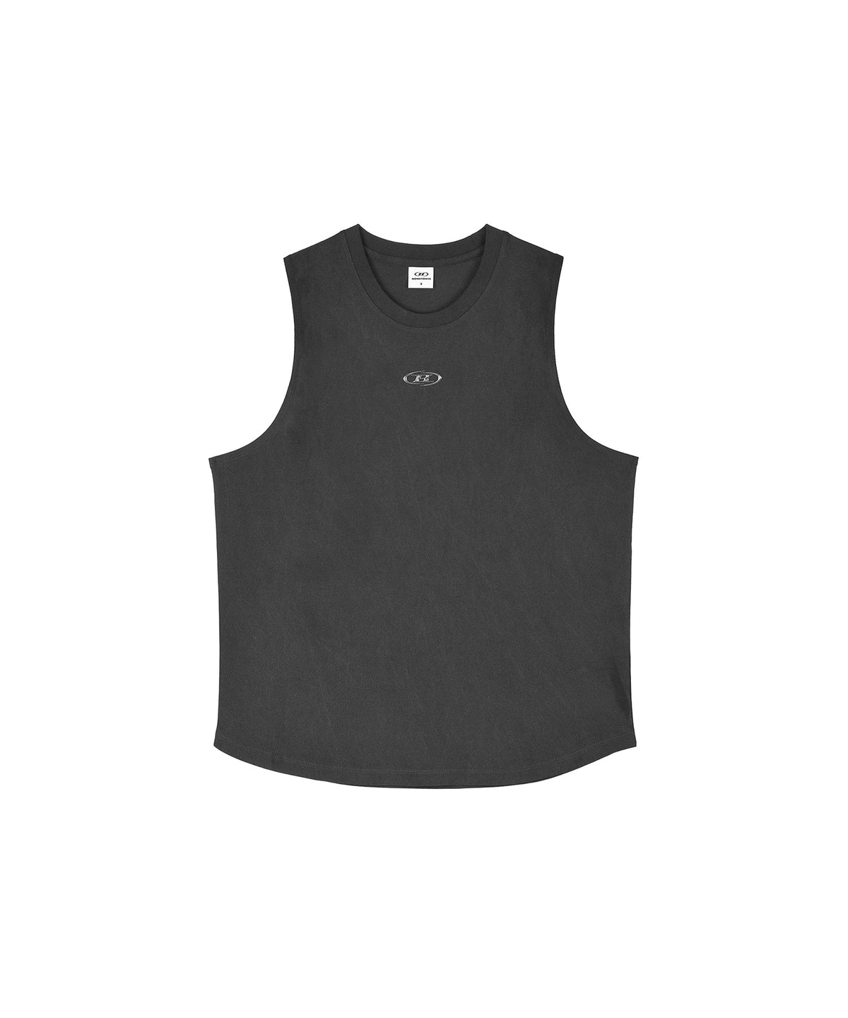 【予約販売：ご注文より1～3週間後に発送予定】SILVER B PIGMENT DYING SLEEVELESS [CHARCOAL]