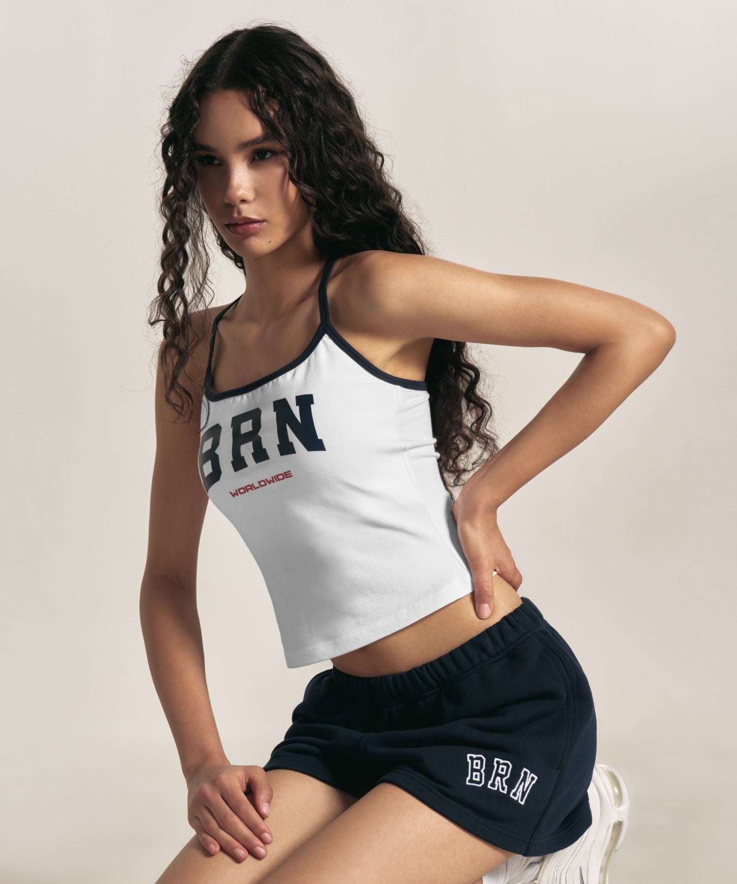 W BRN TANK BRA TOP [WHITE] – BORNTOWIN JAPAN EC-shop