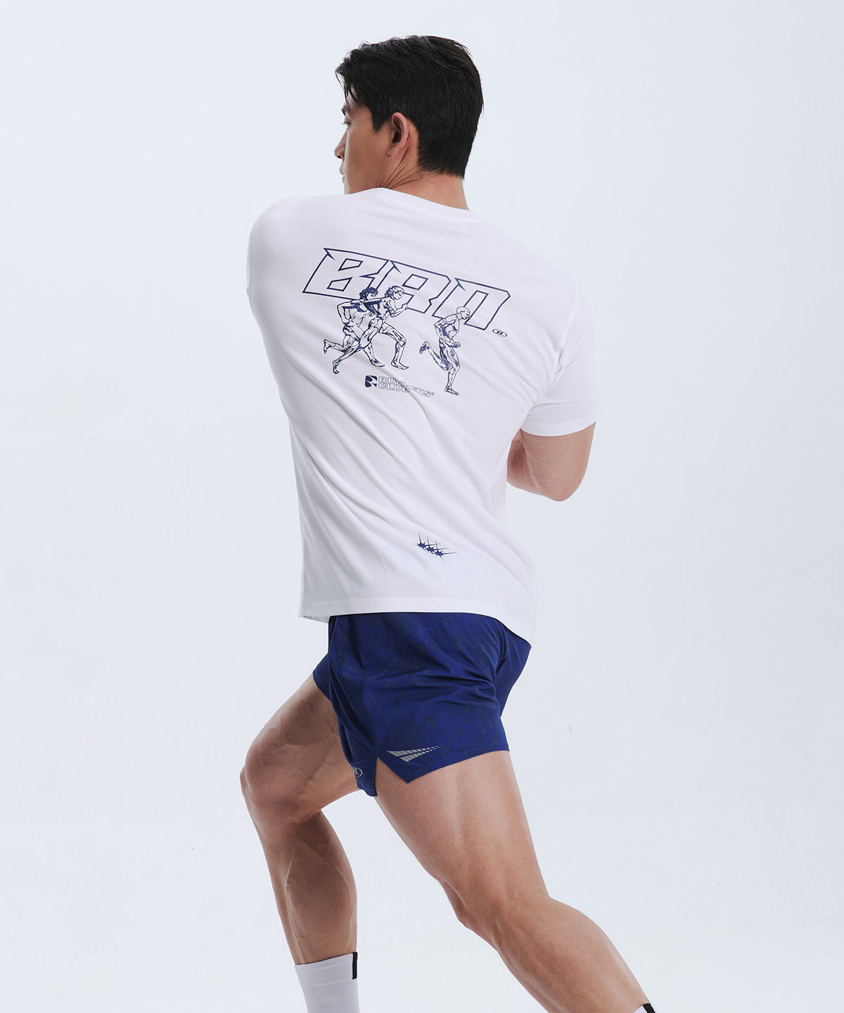 【韓国限定】BRN RUNNER'S CLUB T-SHIRTS [WHITE]