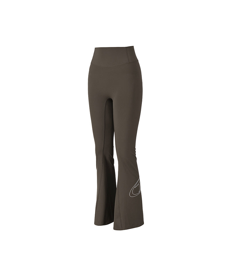 【韓国限定】W STROKE B FLEECE BOOTS CUT LEGGINGS [BROWN]