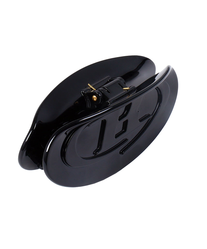 【予約販売：ご注文より1～3週間後に発送予定】B LOGO HAIR CLIP [BLACK]