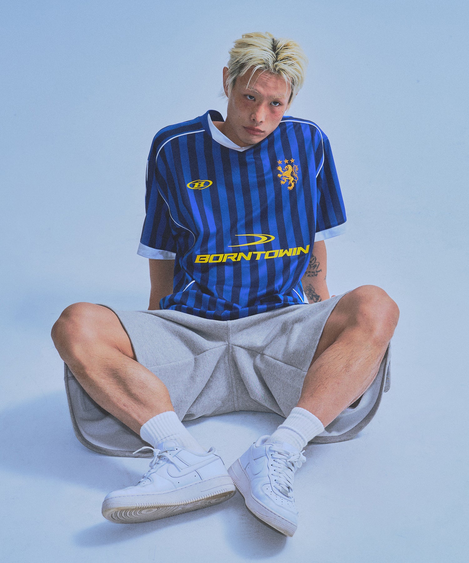 【5/30 Release】SYMBOL B SOCCER STRIPE JERSEY [BLUE]