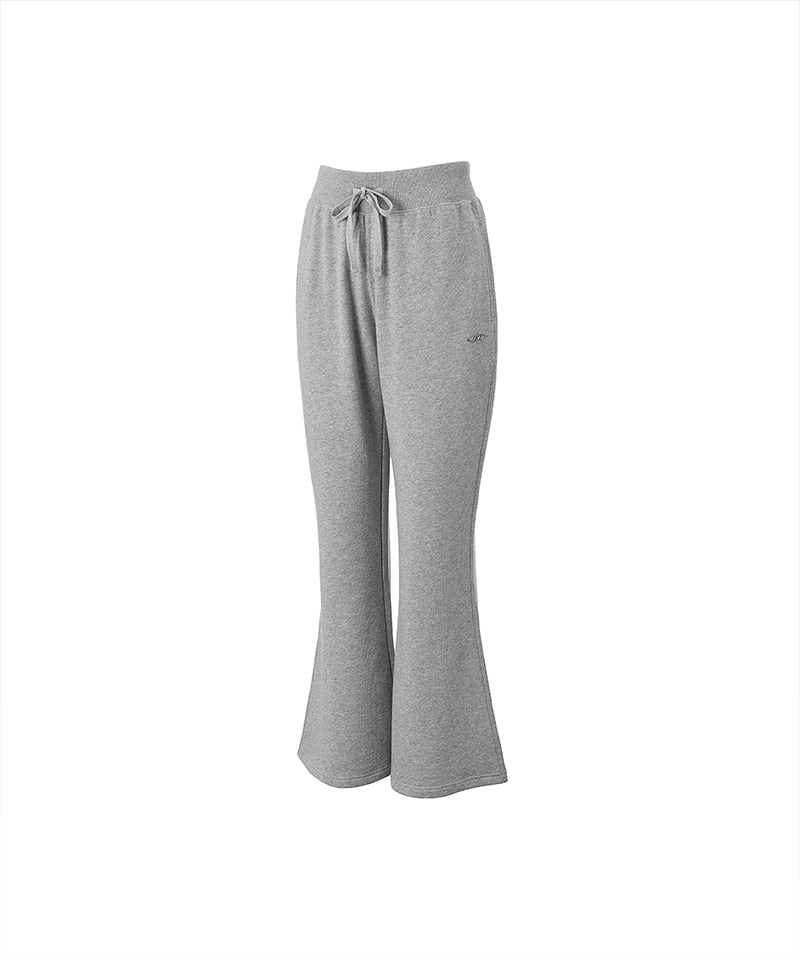 【予約販売：ご注文より1～3週間後に発送予定】W SILVER B BOOTS CUT SWEAT PANTS [MELANGE GREY]