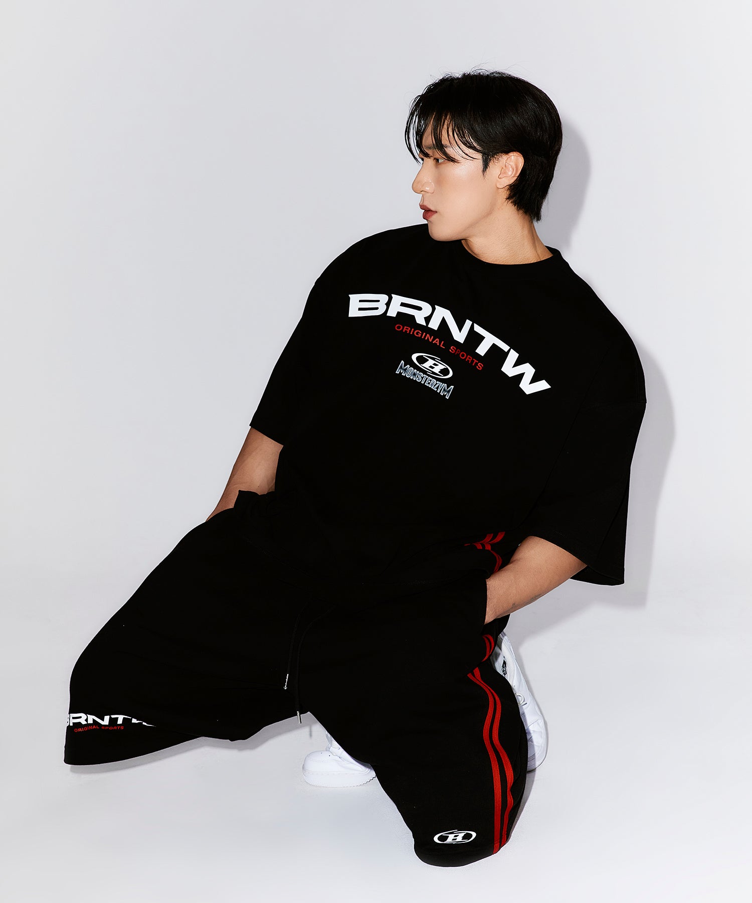 【予約販売：ご注文より1～3週間後に発送予定】MONSTERZYM BERMUDA PANTS [BLACK]