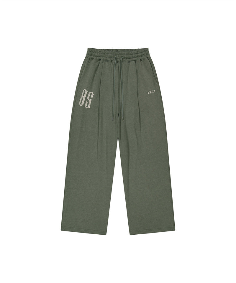 【予約販売：ご注文より1～3週間後に発送予定】85 PIGMENT ONE TUCK SEMI WIDE FIT PANTS [KHAKI]