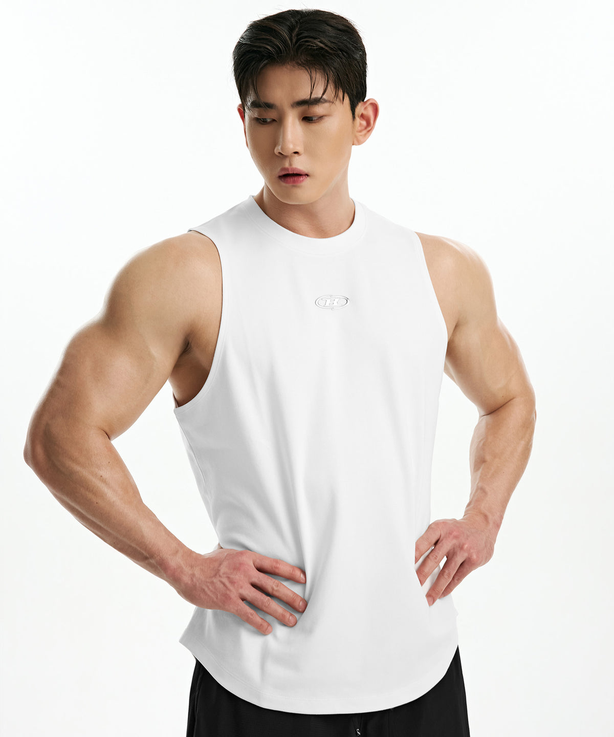 【韓国限定】SILVER B COMFORT FIT SLEEVELESS [WHITE]