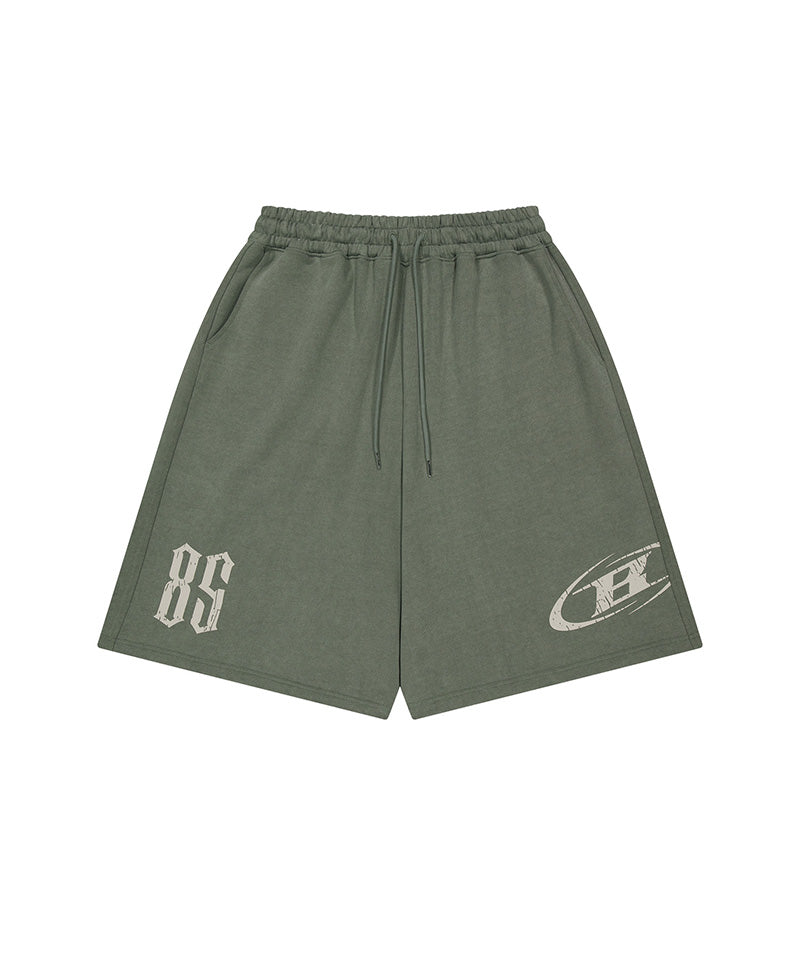 【予約販売：ご注文より1～3週間後に発送予定】85 PIGMENT BERMUDA PANTS [KHAKI]