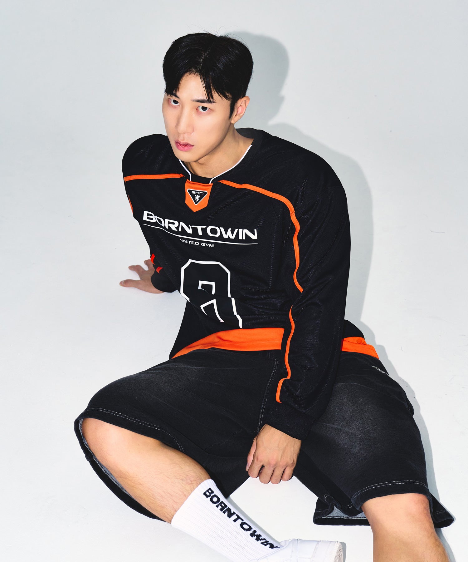 【予約販売：ご注文より1～3週間後に発送予定】LINE TAPING RUGBY LONG SLEEVE [BLACK]
