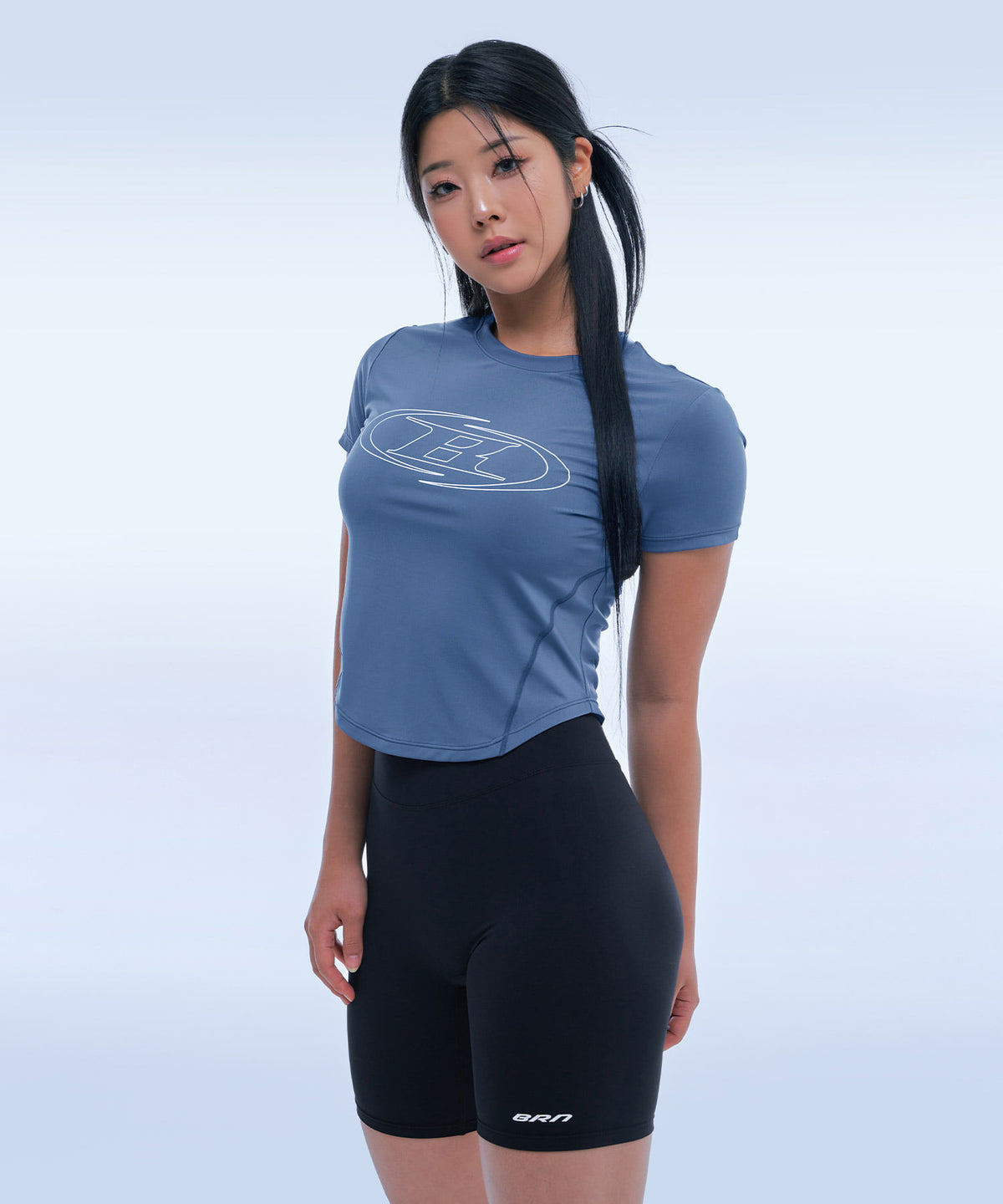 【韓国限定】QUICK DRY RELAX FIT T-SHIRTS [BLUE]