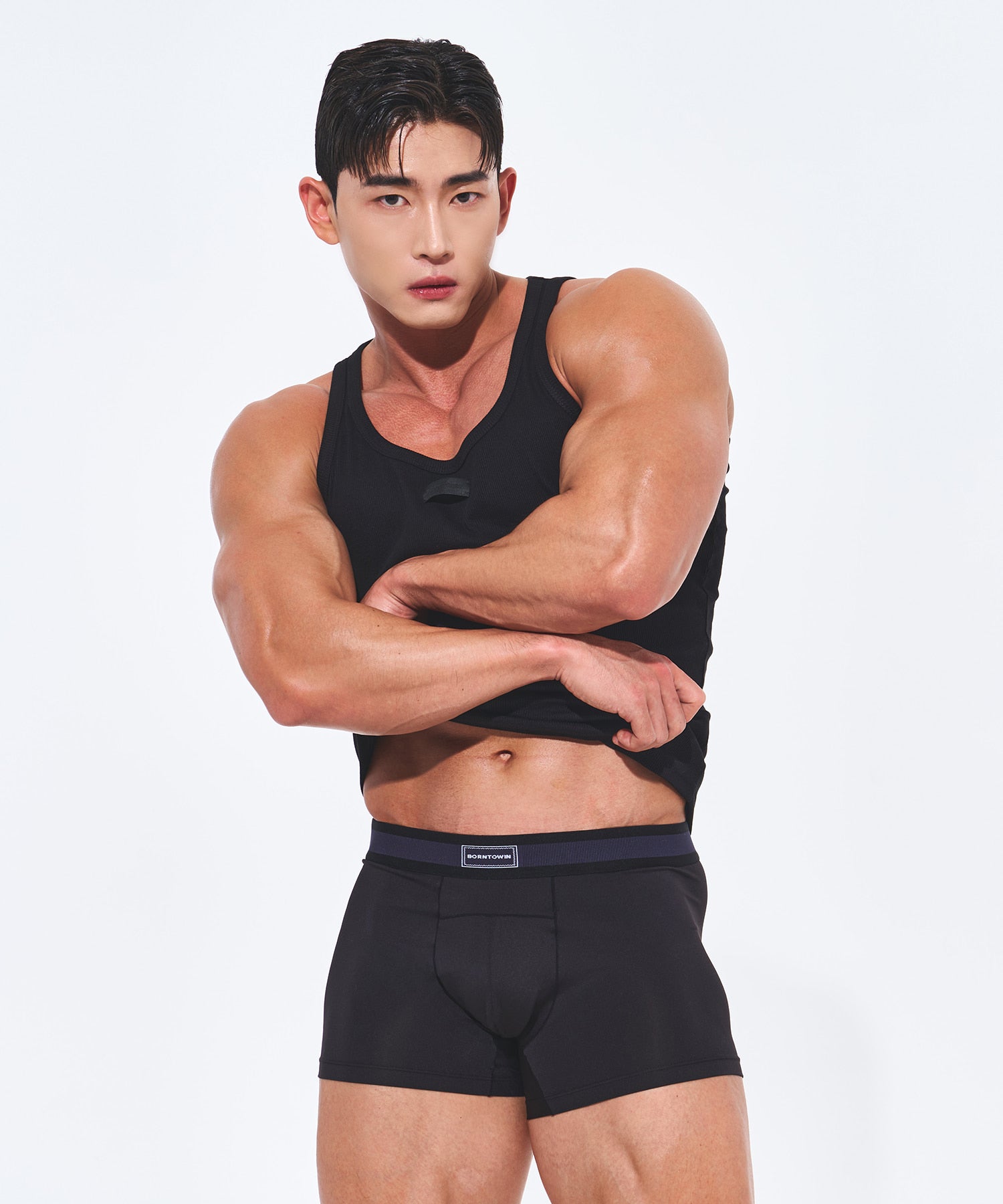 OUTBAND BOXER BRIEF [BLACK]