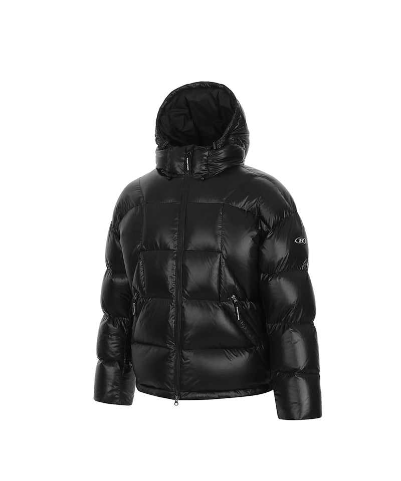 【予約販売：ご注文より1～3週間後に発送予定】SILVER B RIPSTOP PUFFER DOWN [BLACK]