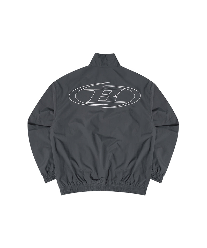 【予約販売：ご注文より1～3週間後に発送予定】REFLECTIVE LINE BIG SYMBOL ANORAK JACKET [CHARCOAL]