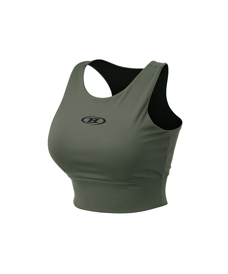 【韓国限定】B SYMBOL TANK TOP [KHAKI]