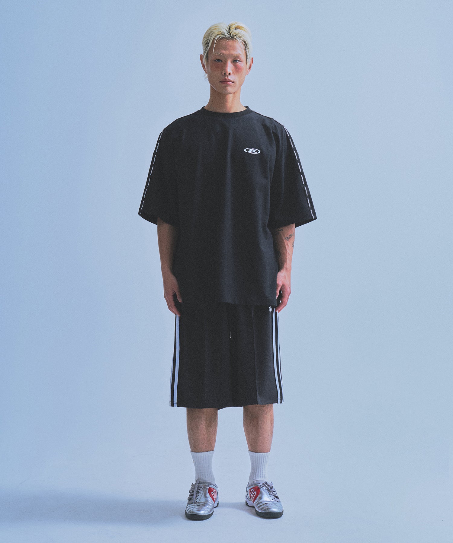 【5/9 release】BLACK LINE EXTRA FIT T-SHIRTS [BLACK]