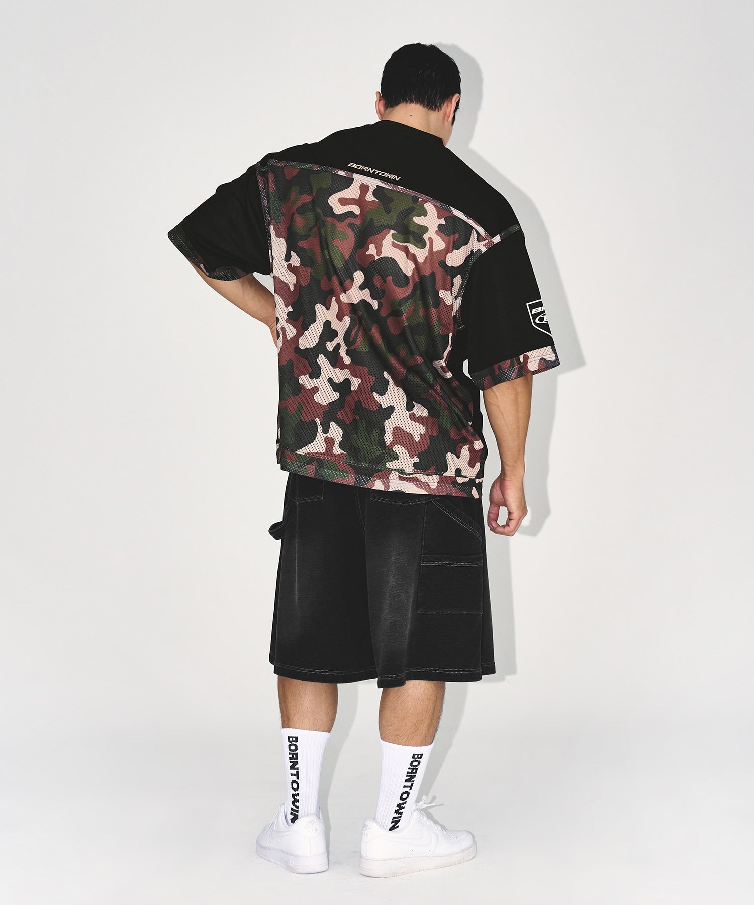 【予約販売：ご注文より1～3週間後に発送予定】MONSTERZYM 85 RUGBY JERSEY [CAMO]