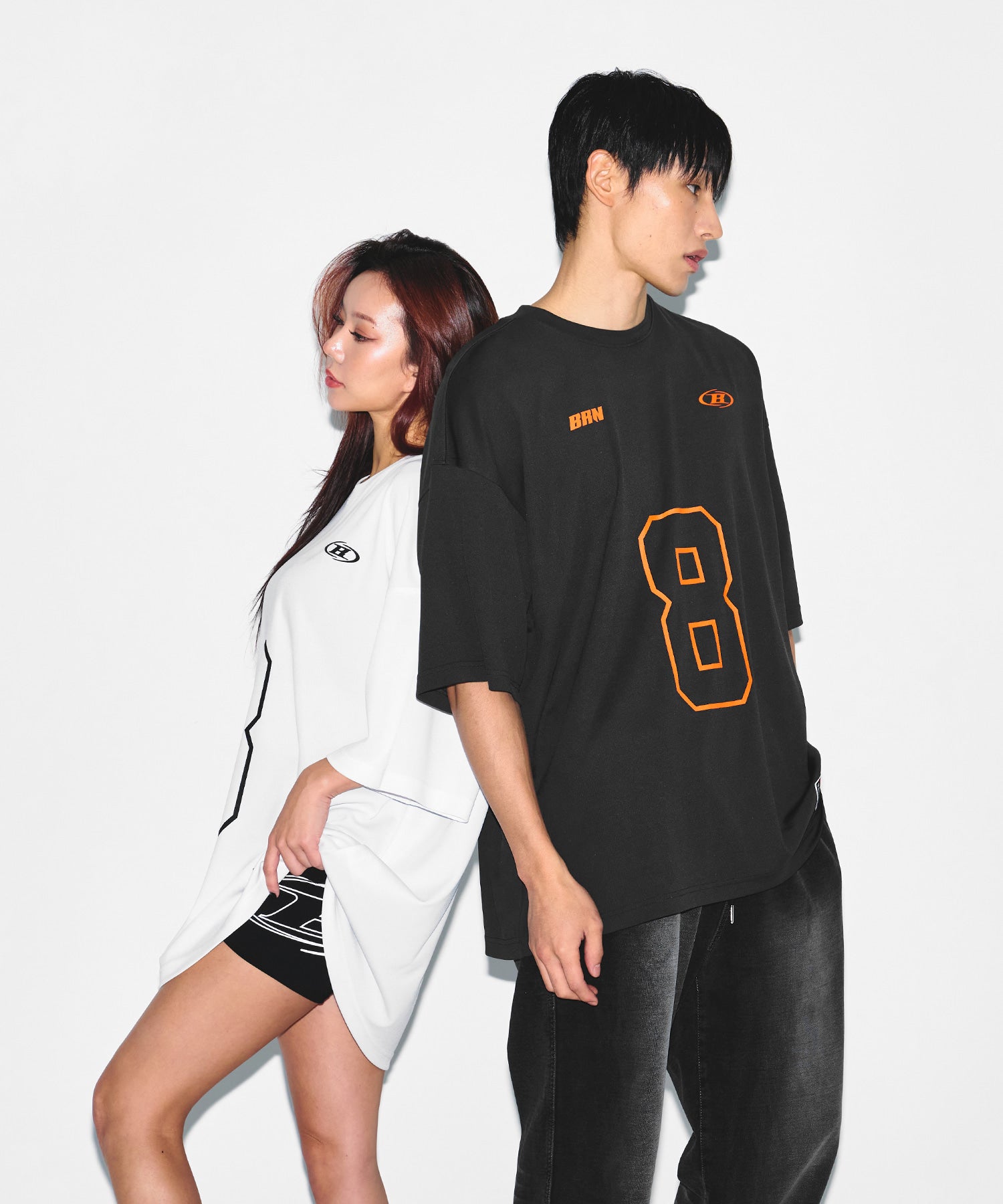 【予約販売：ご注文より1～3週間後に発送予定】BRN COOL MESH EXTRA FIT T-SHIRTS [CHARCOAL]