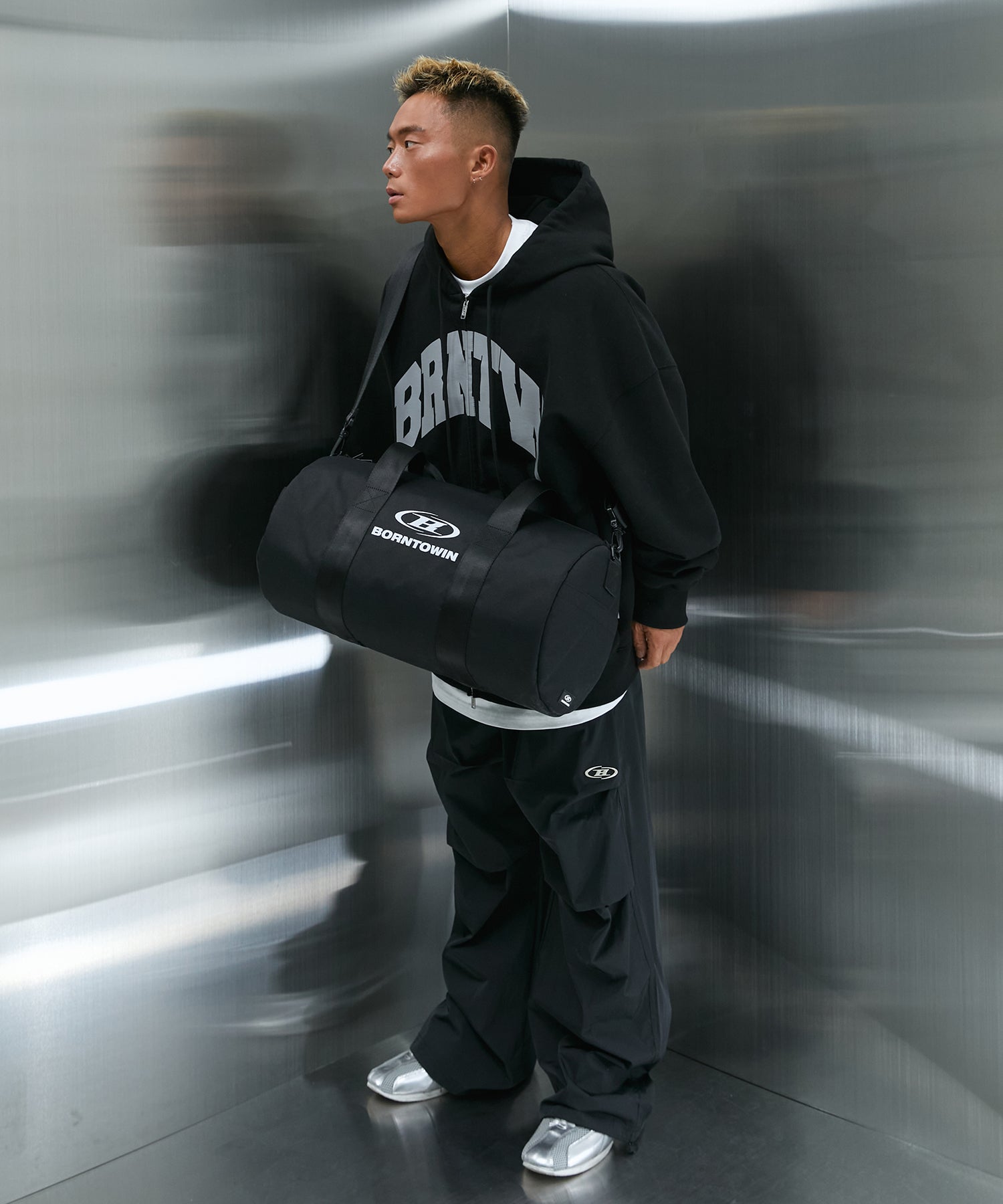 B8 DUFFLE BAG PATCH VER [BLACK]