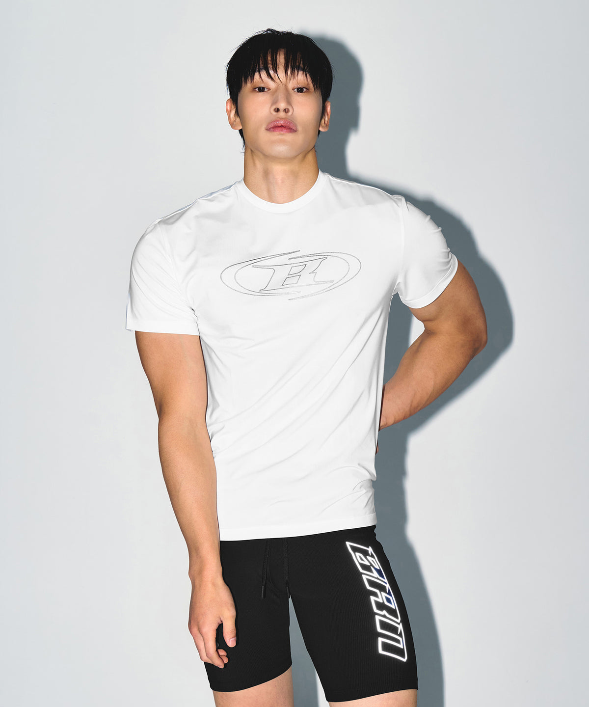 【韓国限定】STROKE B QUICK DRY T-SHIRTS [WHITE]