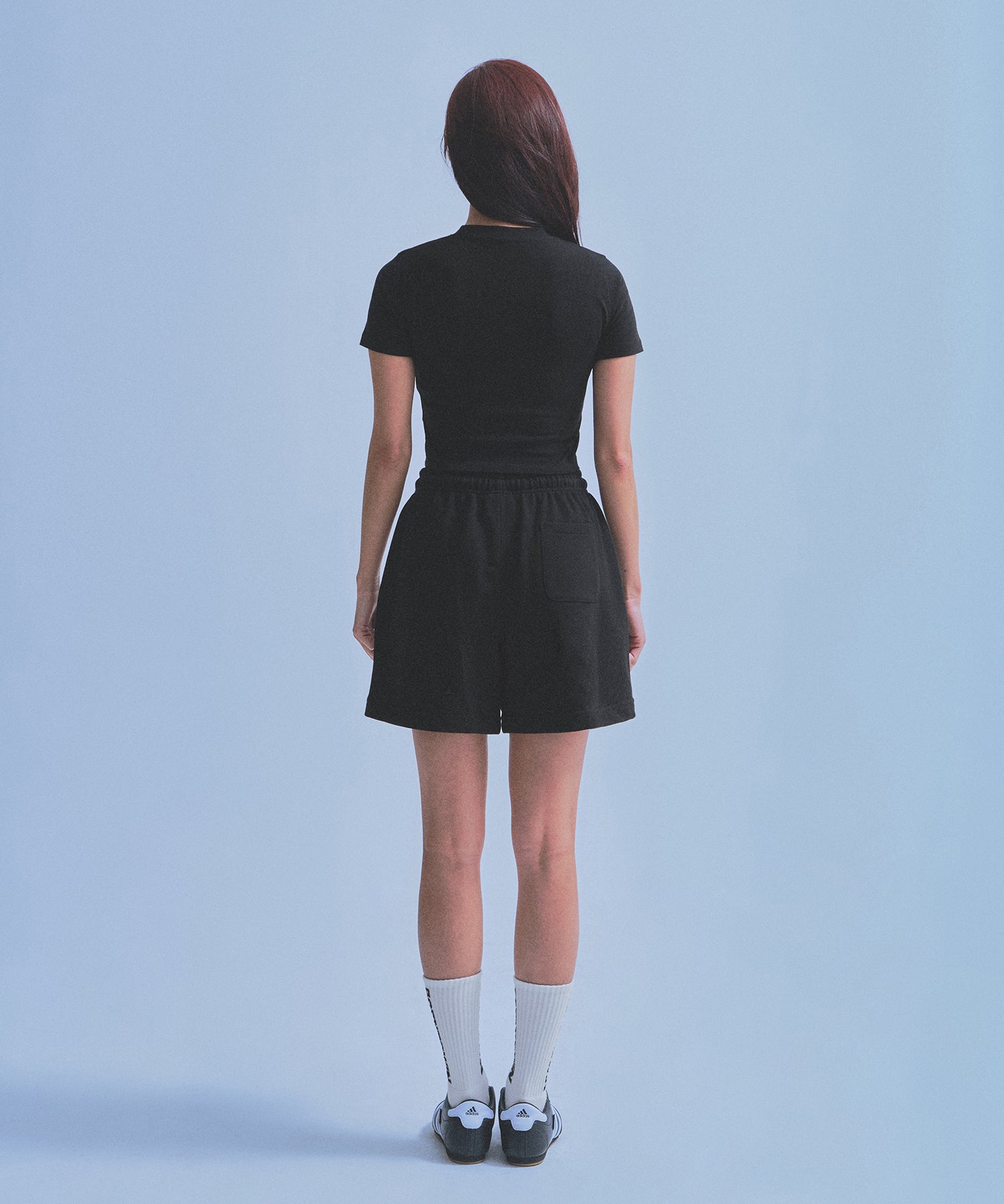 【5/9 release】W CHROME B SHORTS [BLACK]