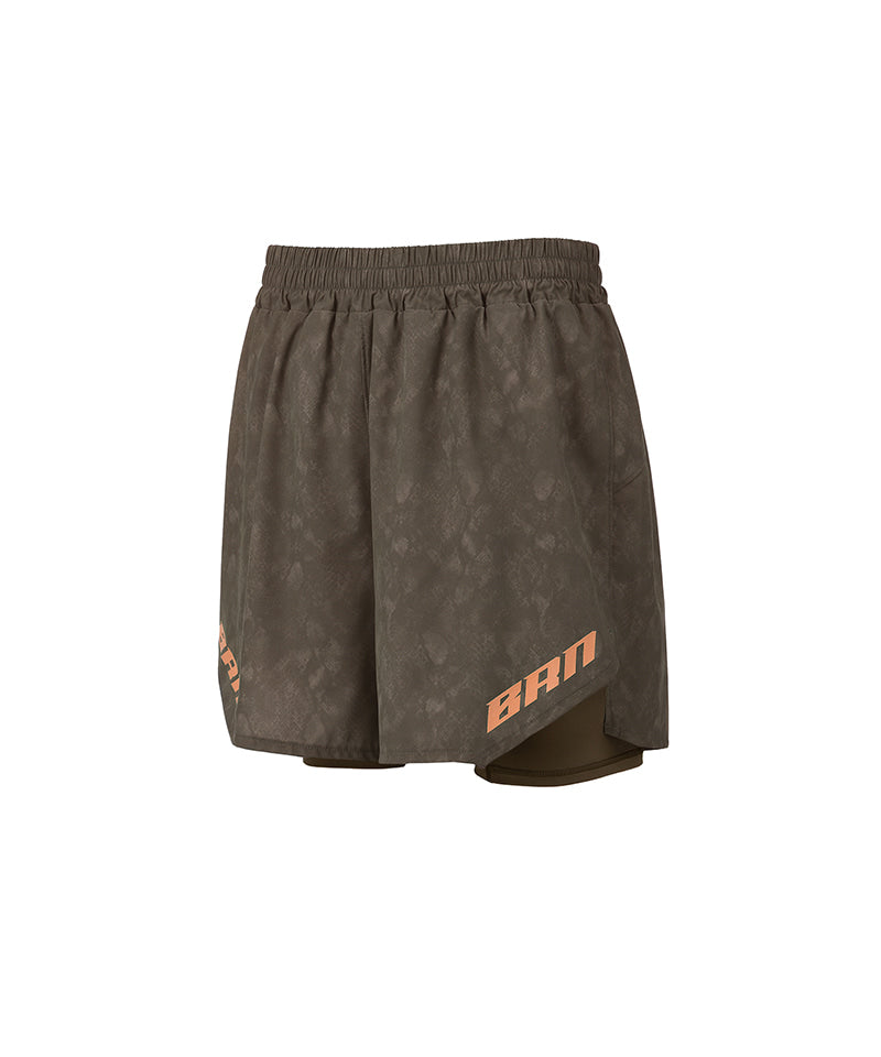 シャルボン charbon PYTHON PATTERN SHORTS 韓国限定】BRN PYTHON PATTERN 2 IN 1 SHORTS [BROWN] – BORNTOWIN